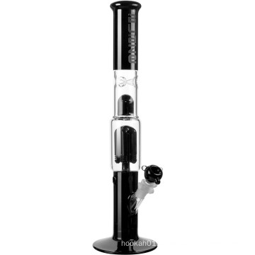 Premium 6-Arm Perc Cylinder Ice Glass Water Smoking Pipes (ES-GB-378)